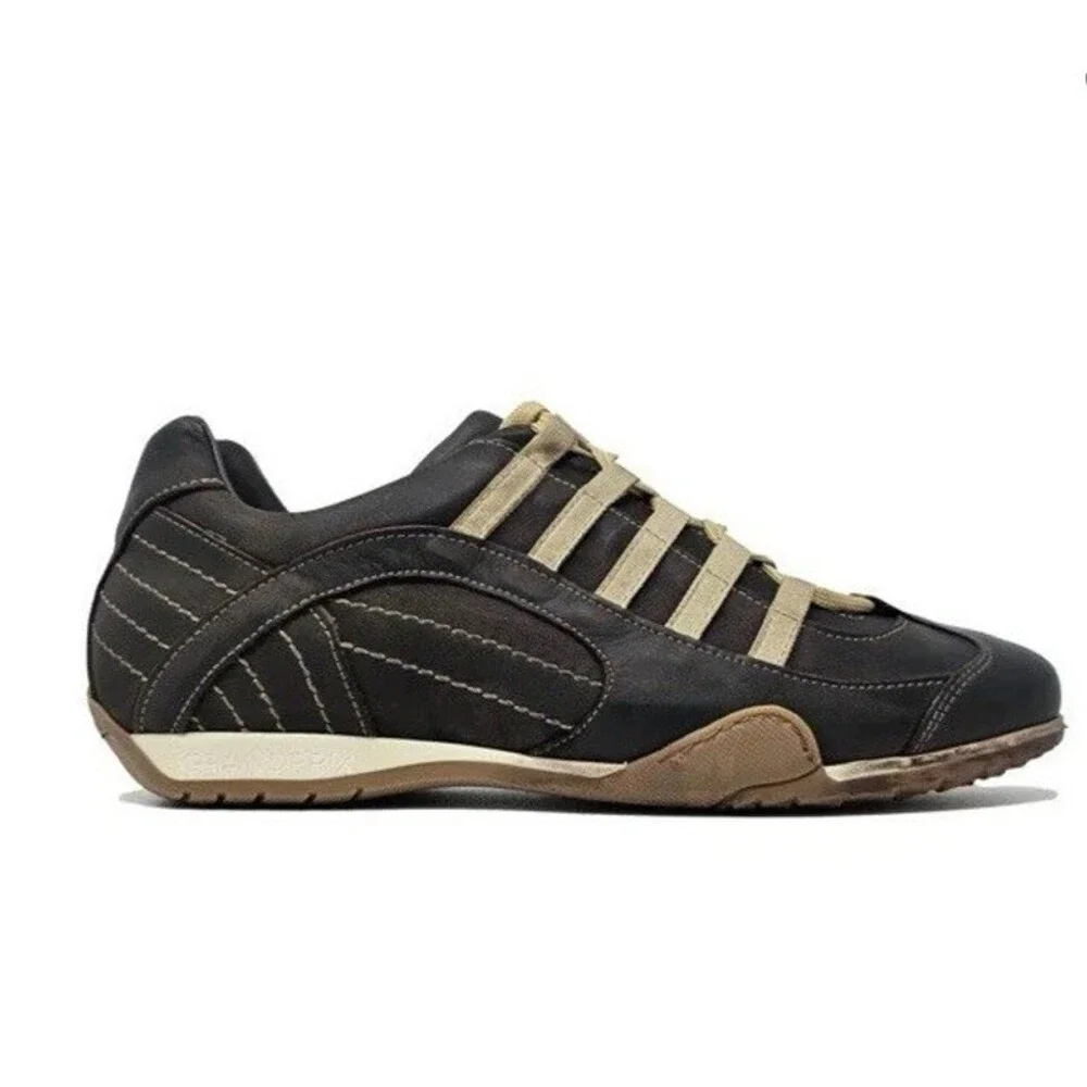 GRANDPRIX Sneaker Vantage Espresso Originals Driver Shoes Mens  Sz 7-7.5 US 40EU